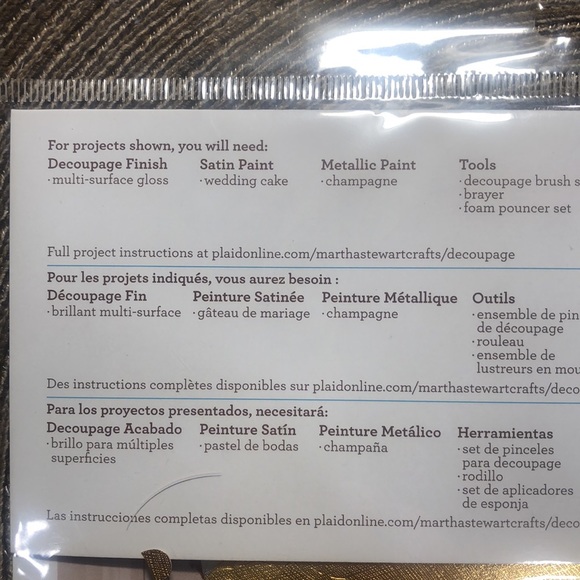 Martha Stewart Decoupage Doilies - Picture 8 of 8